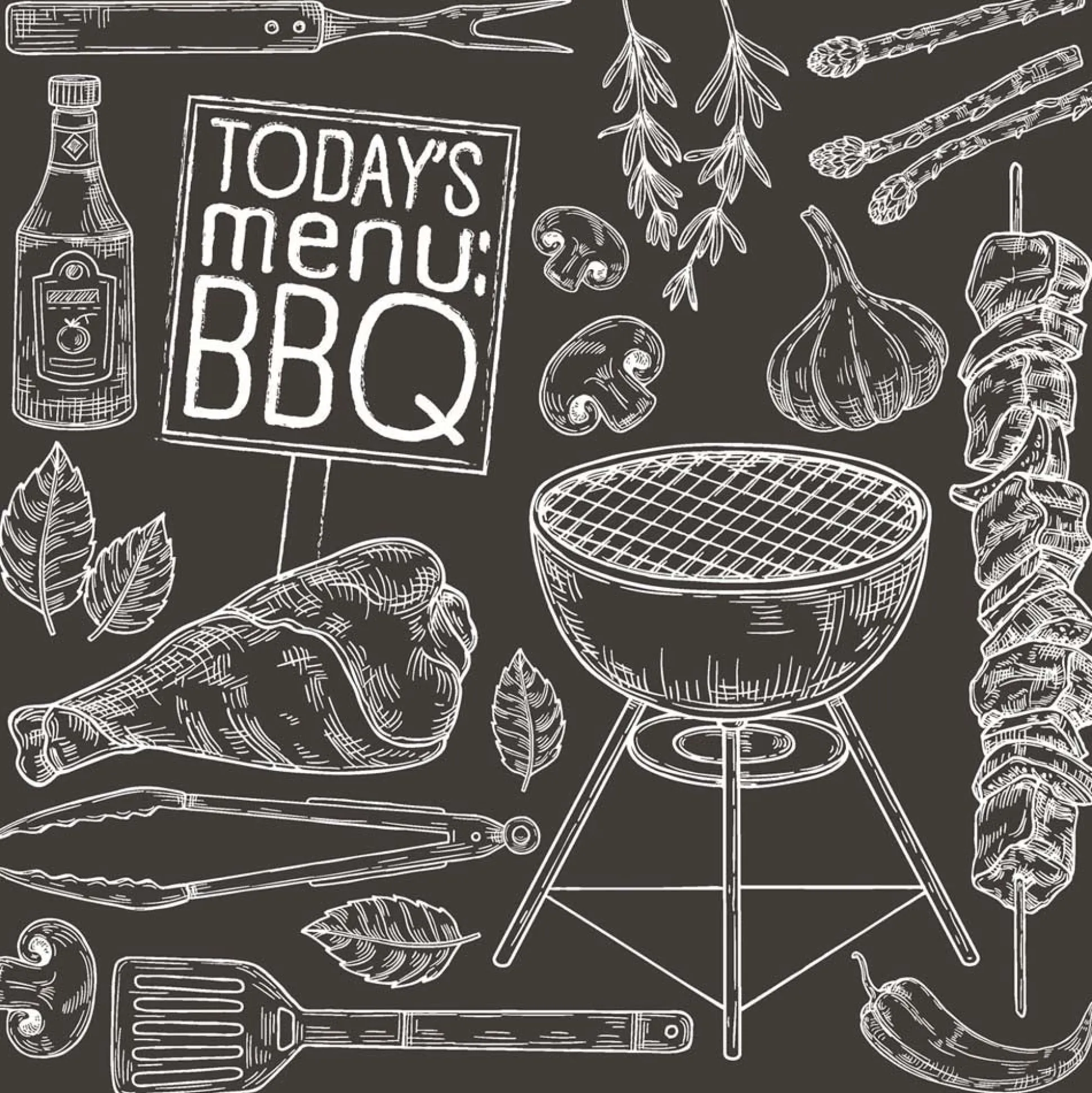 Servet 33 x 33 cm BBQ today 20st