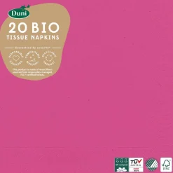 Servet 33 x 33 cm fuchsia 20st