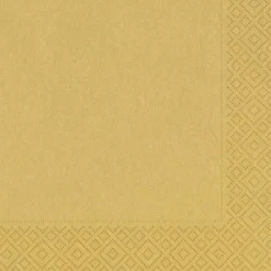 Servet 33 x 33 cm gold 20st