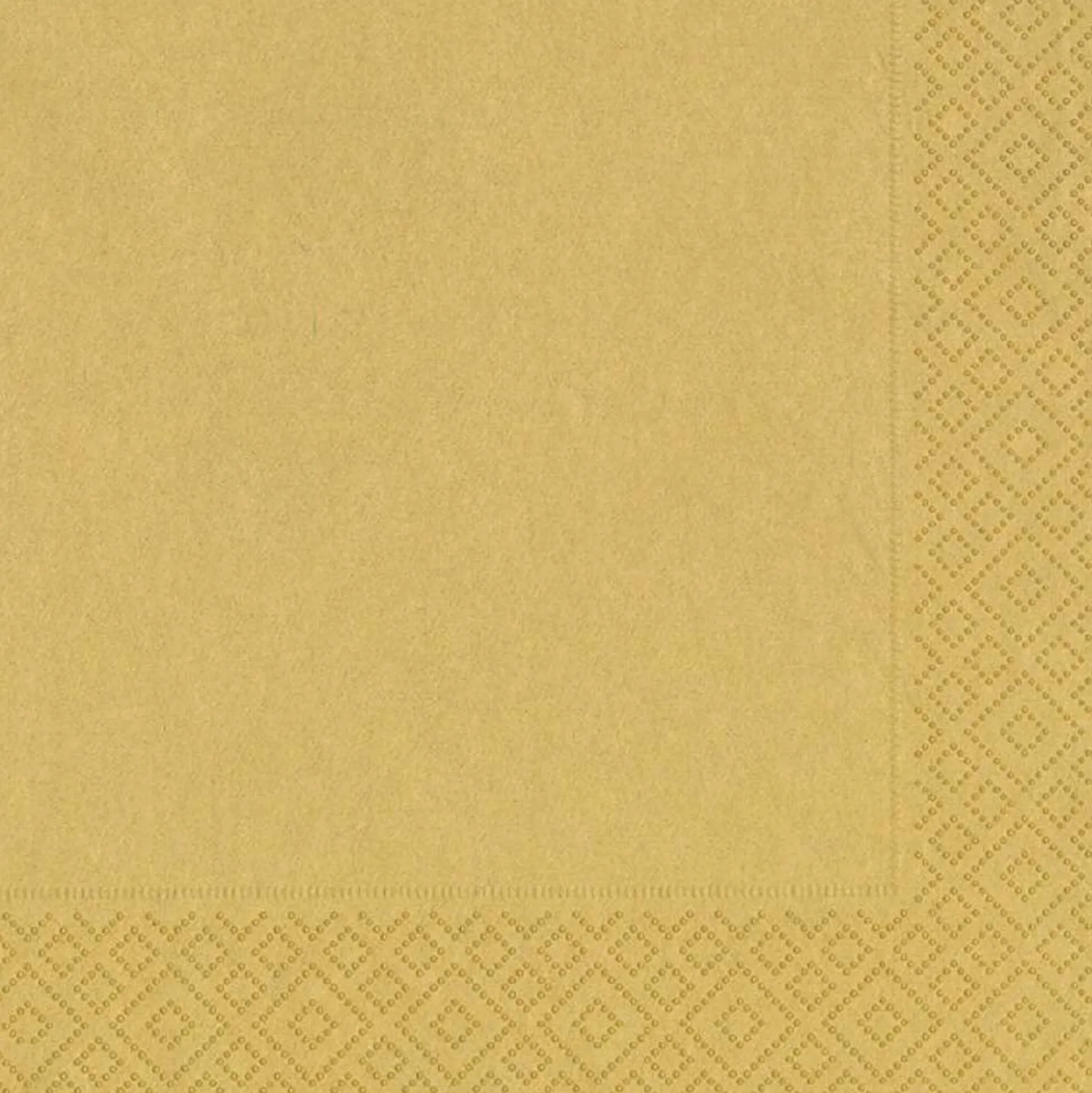 Servet 33 x 33 cm gold 20st