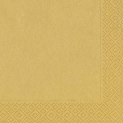 Servet 33 x 33 cm gold 20st