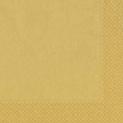 Servet 33 x 33 cm gold 20st
