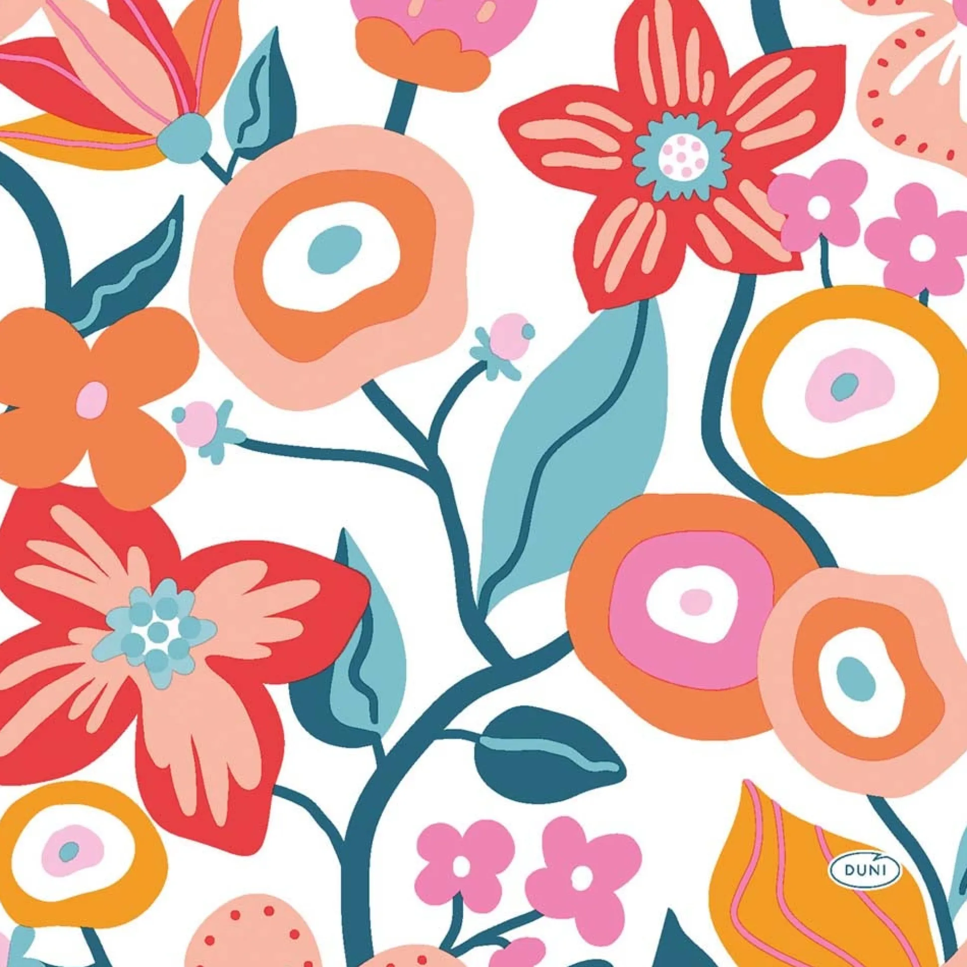 Servet 33 x 33 cm vibrant bloom 20st