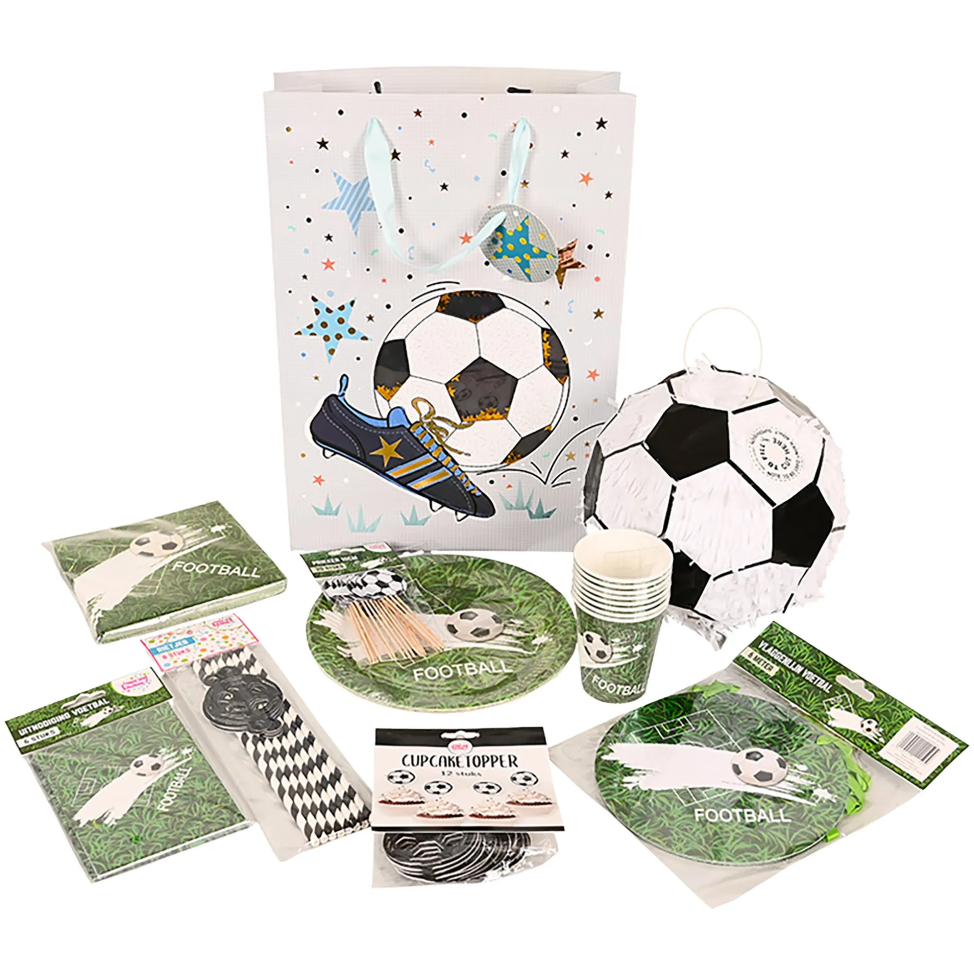 Servet 33cm 20st voetbal