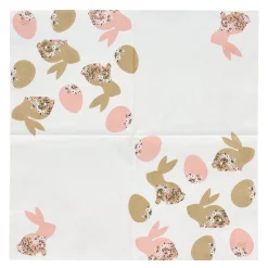 Servet 33x33cm blooming bunnies 20st