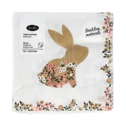 Servet 24x24cm blooming bunnies 20st