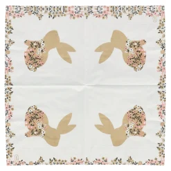 Servet 24x24cm blooming bunnies 20st