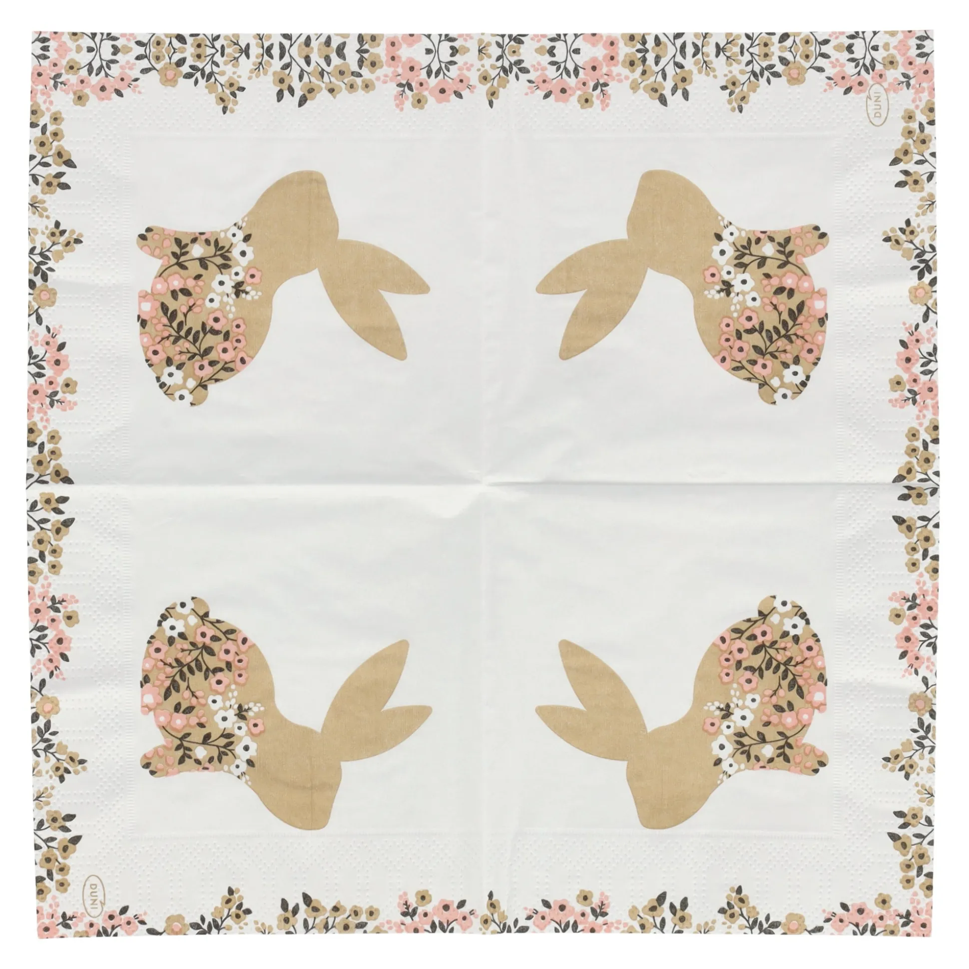 Servet 24x24cm blooming bunnies 20st