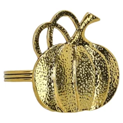 Servetring pompoen goud