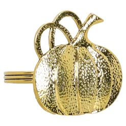 Servetring pompoen goud