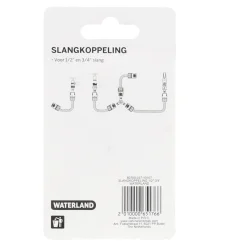 Slangkoppeling 1/2"-3/4" Waterland