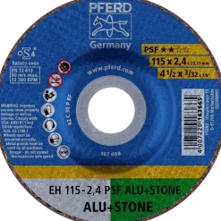 Slijpschijf EH115-2,4 alu + steen Pferd