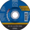 Slijpschijf EH125-2,4 PSF staal Pferd