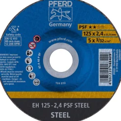 Slijpschijf EH125-2,4 PSF staal Pferd
