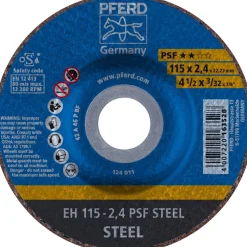 Slijpschijf EH115-2,4 PSF staal Pferd
