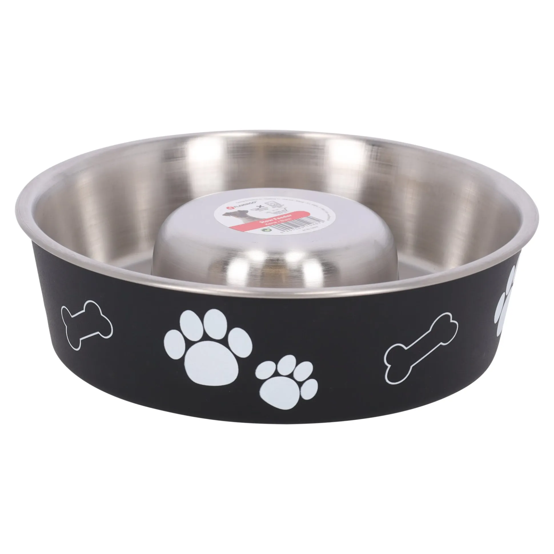 Slowfeeder Kena zwart 17cm