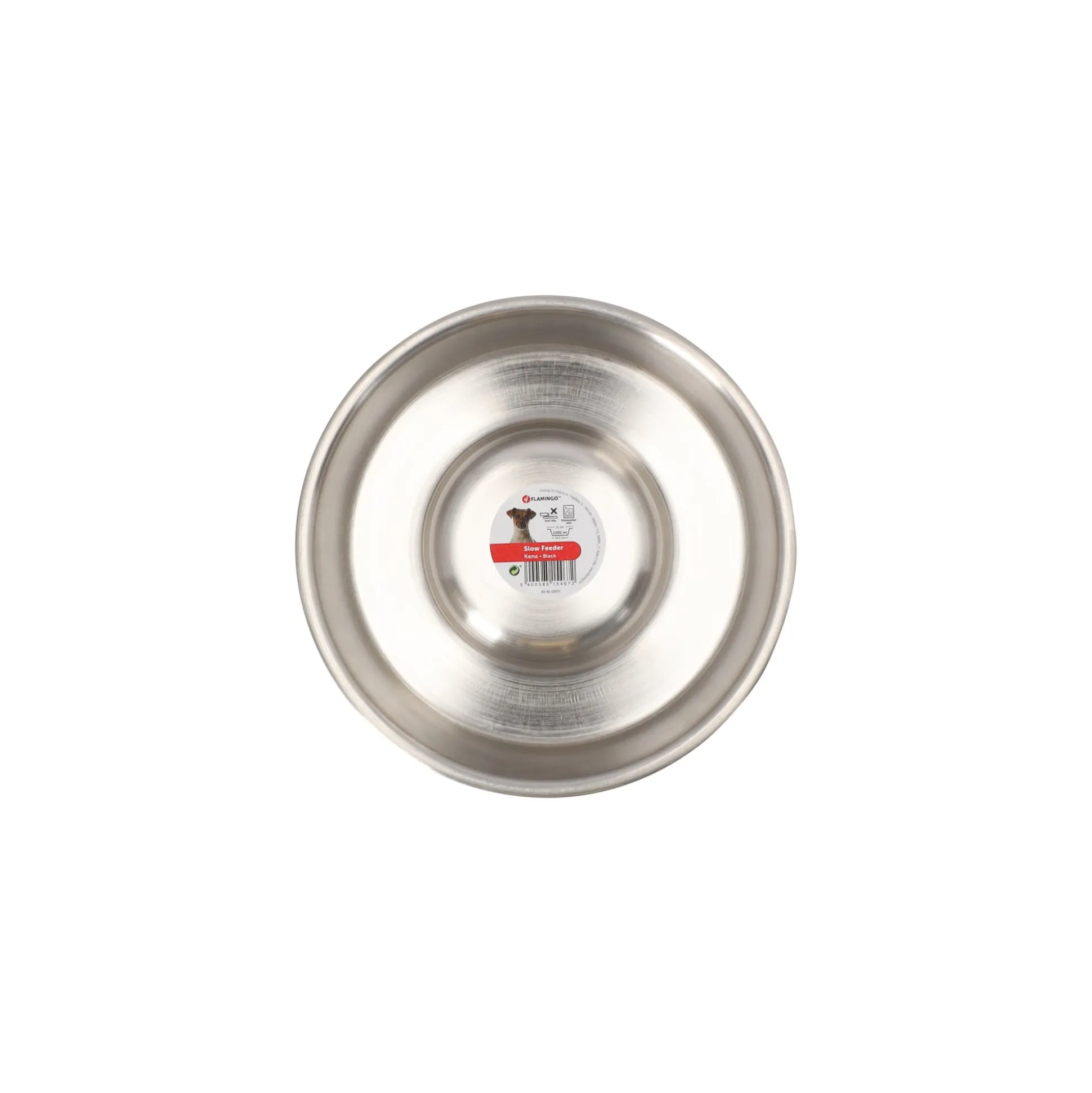 Slowfeeder Kena zwart 17cm