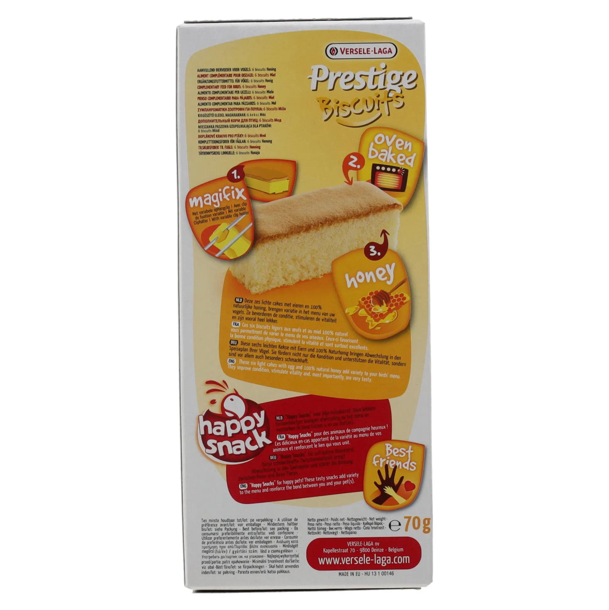 Snack bischuits honing 6st Prestige