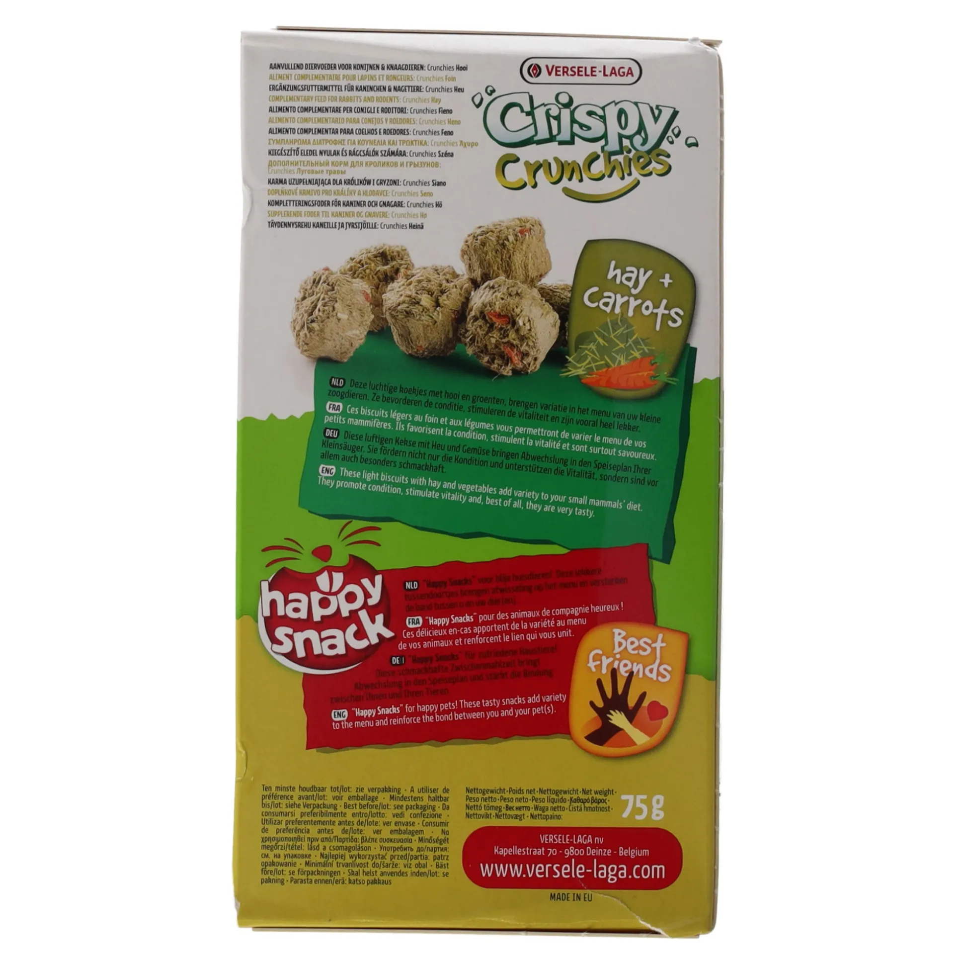 Snack crispy crunchies hooi 75 gr