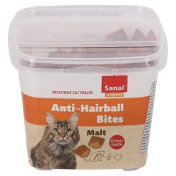 Snack kat anti hairball bites 75g Sanal