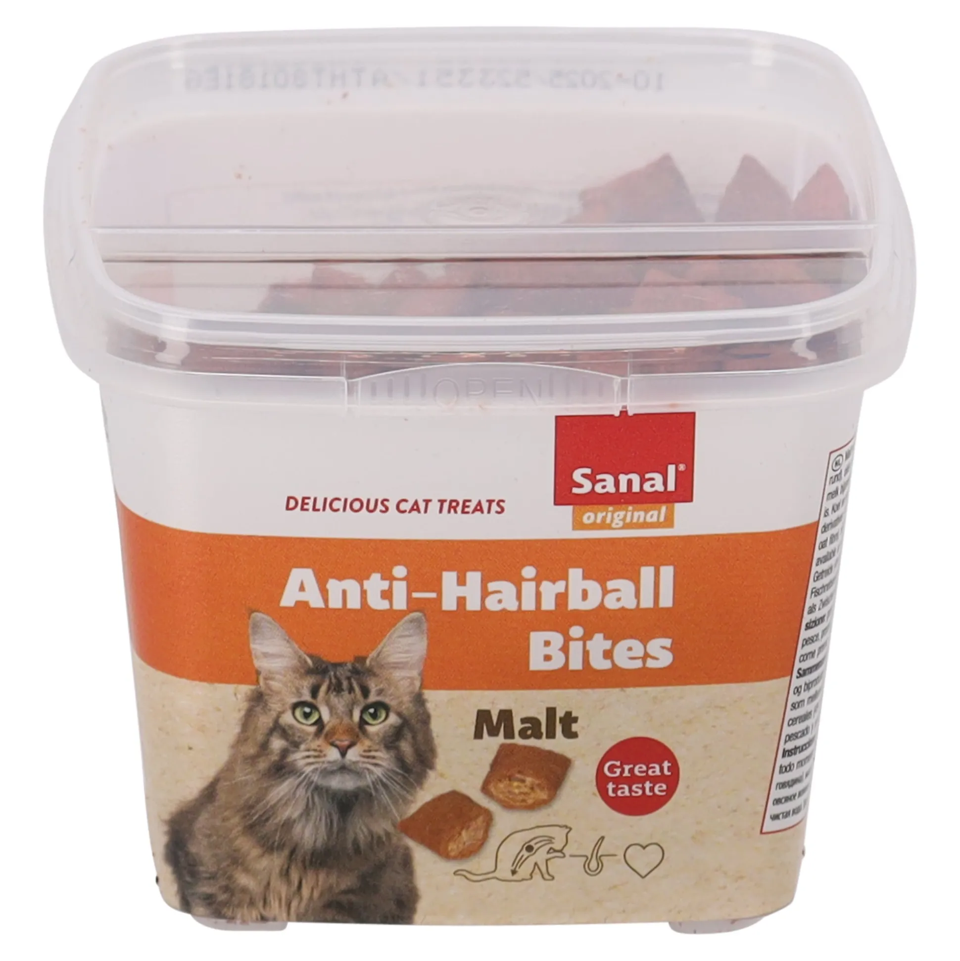 Snack kat anti hairball bites 75g Sanal