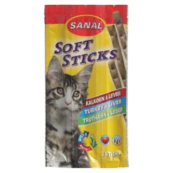 Snack kat soft sticks kakoen+lever Sanal