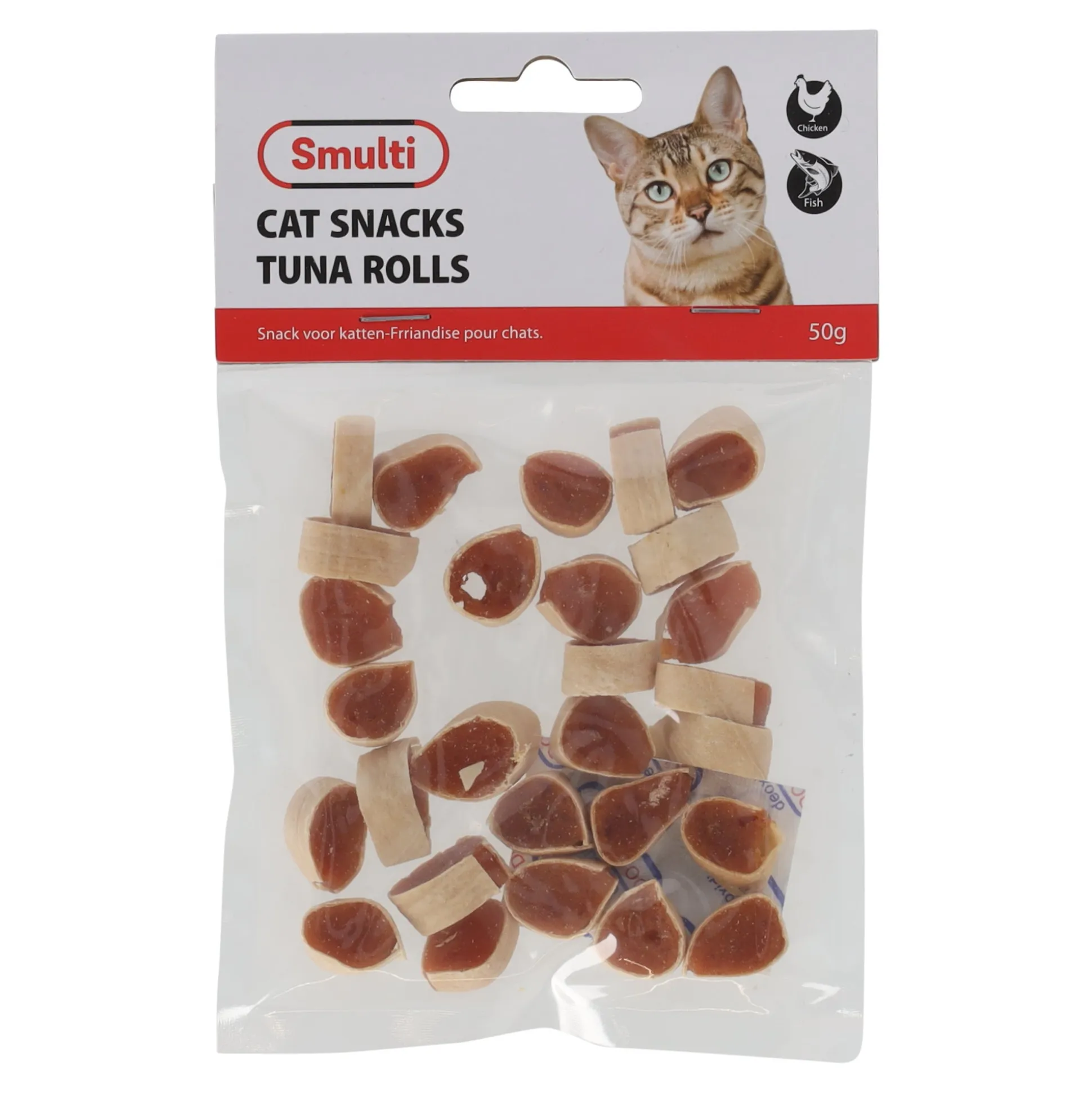 Snack kat tonijn rolls 50G