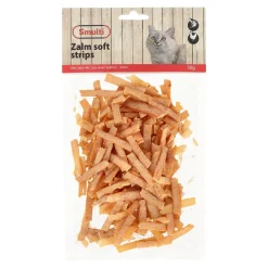 Snack kat zalm soft strips 50g