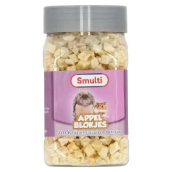Snack knaag appelblokjes 102G