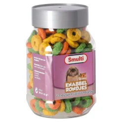 Snack knaag knabbel rondjes 128G Smulti