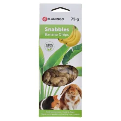 Snack knaagdier bananenchips 75 g