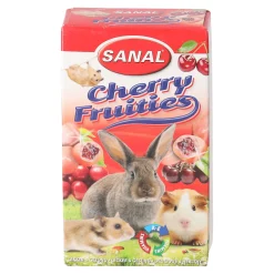 Snack knaagdier cherry fruities 50g
