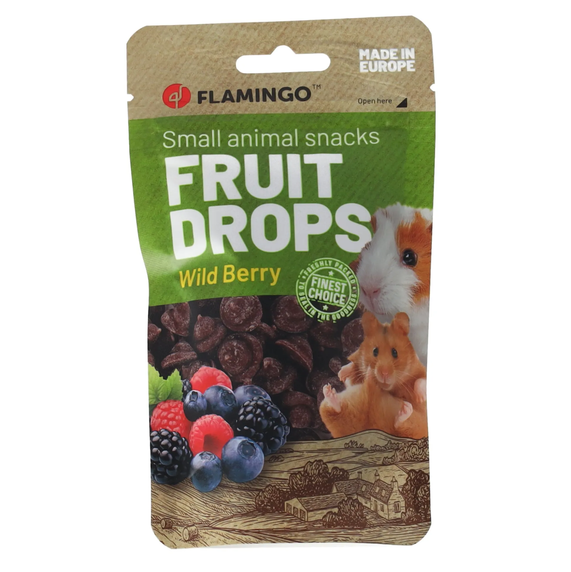 Snack knaagdier drop bosvrucht 75g