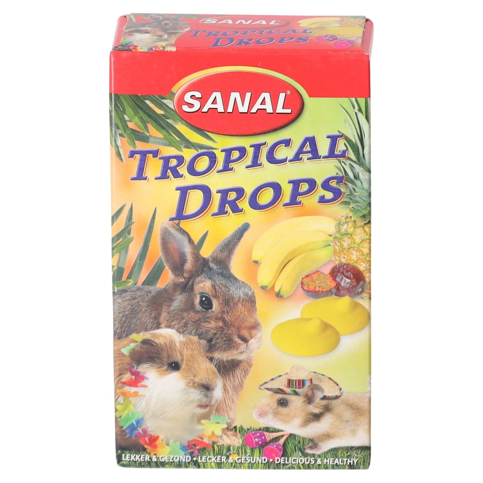 Snack knaagdier drop tropical 45g