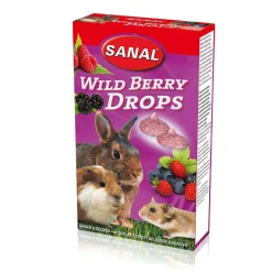 Snack knaagdier drop wild berry 45g