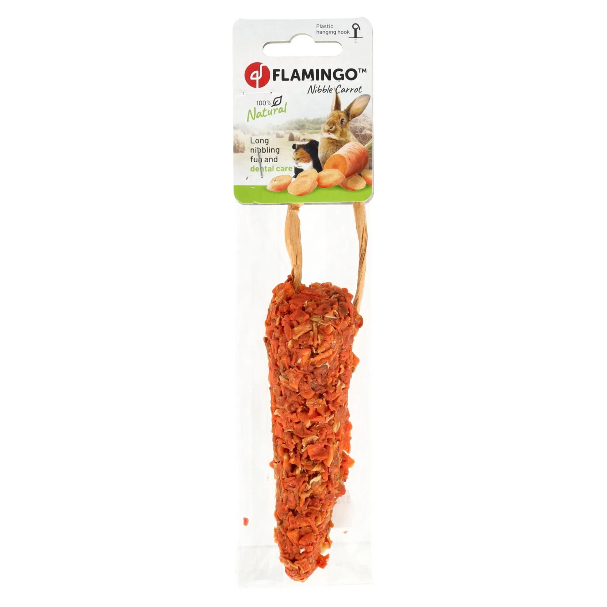 Snack knaagdier knaagwortel 60gr + haak Smulti