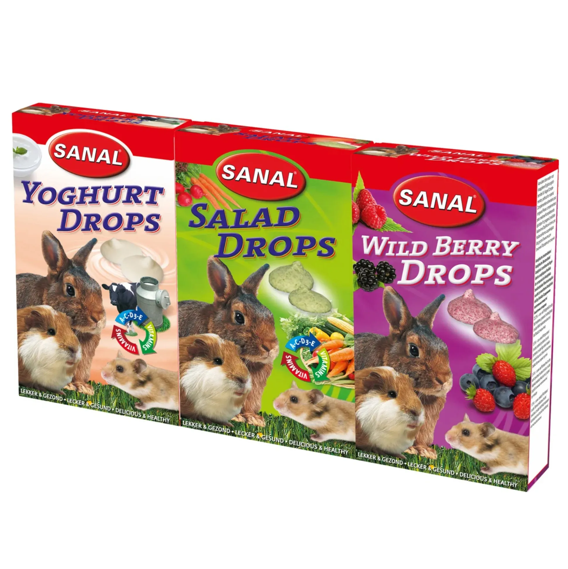 Snack knaagdier 3-pack drops Sanal