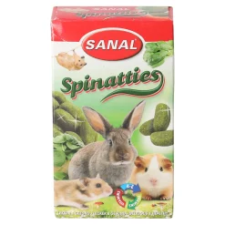 Snack knaagdier spinatties 45g