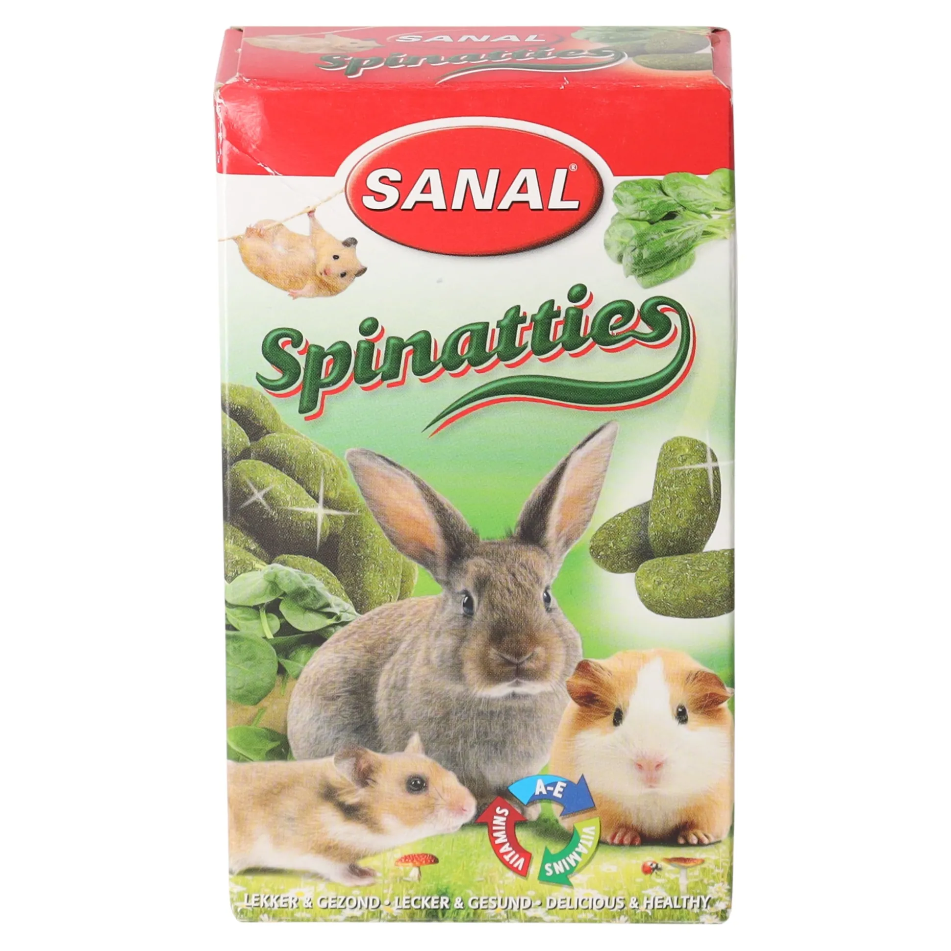 Snack knaagdier spinatties 45g