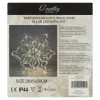 Sneeuwvlok acryl 80 LED warm wit