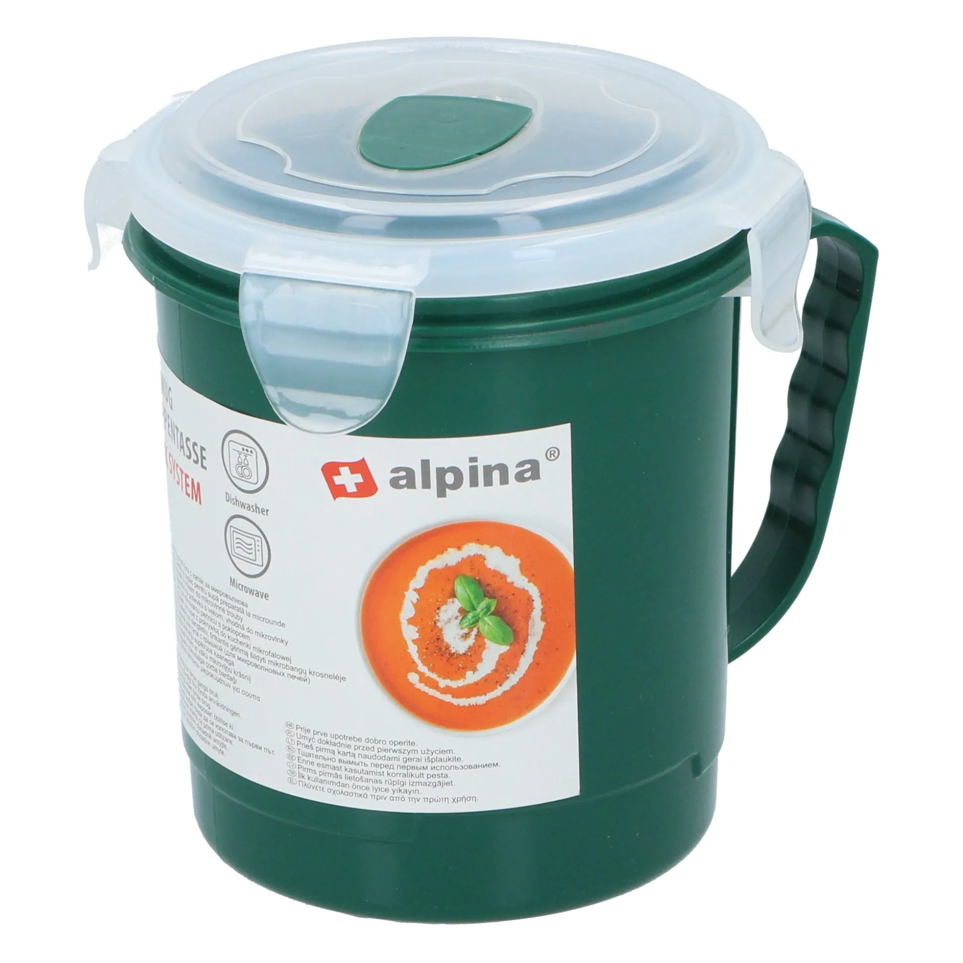 Soepbeker 600ml assorti Alpina