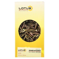 Spaanplaatschroef 5,0 x 30 mm 200st Lotus