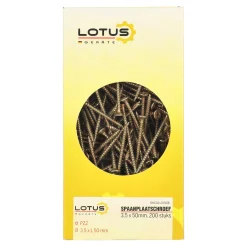 Spaanplaatschroef 3,5 x 50 mm 200st Lotus