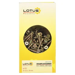 Spaanplaatschroef 4,5 x 30 mm 200st Lotus
