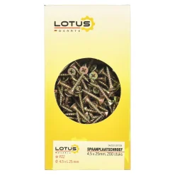Spaanplaatschroef 4,5 x 25 mm 200st Lotus