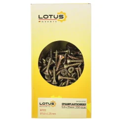 Spaanplaatschroef 5,0 x 25 mm 200st Lotus