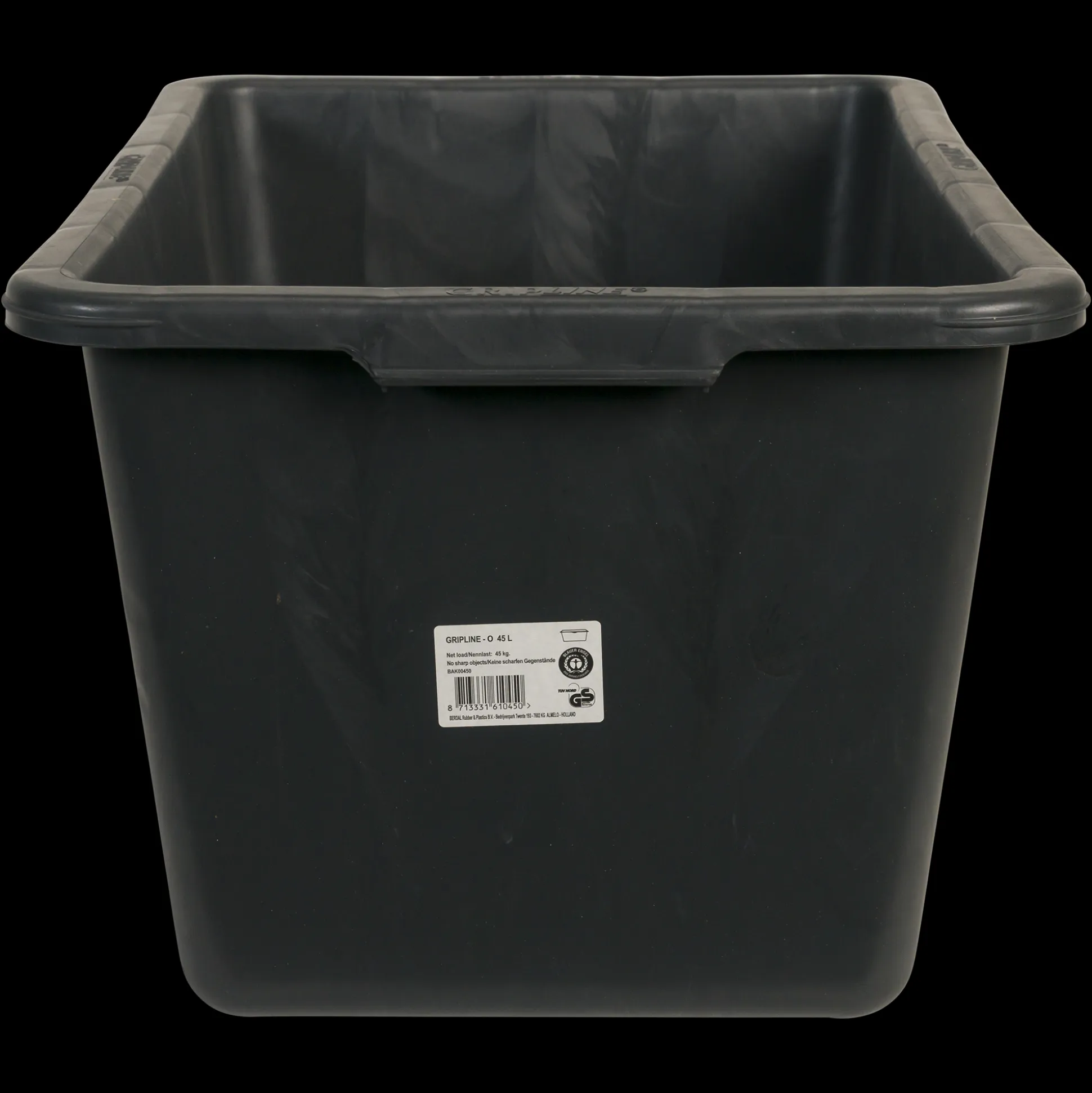 Speciekuip 45L rechthoek Gripline