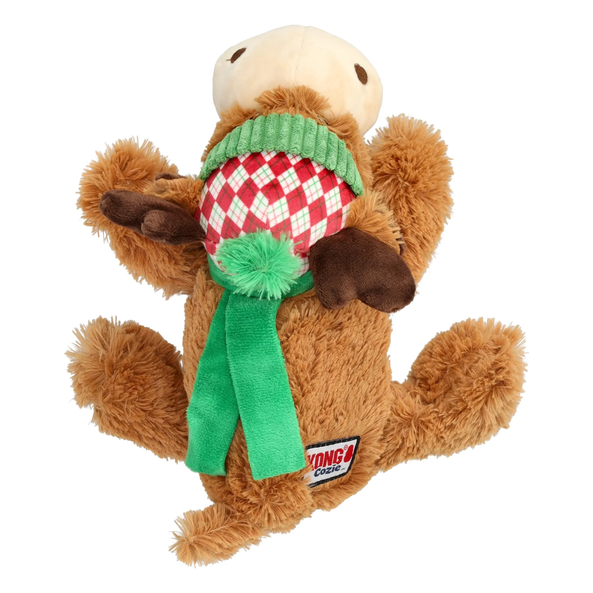 Speelgoed hond kerst Cozie rendier M Kong