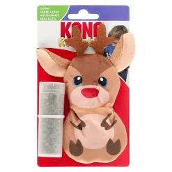 Speelgoed kat kerst rendier met catnip Kong