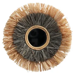 Spiegel Raffia 28 x 3 cm - 2 assorti